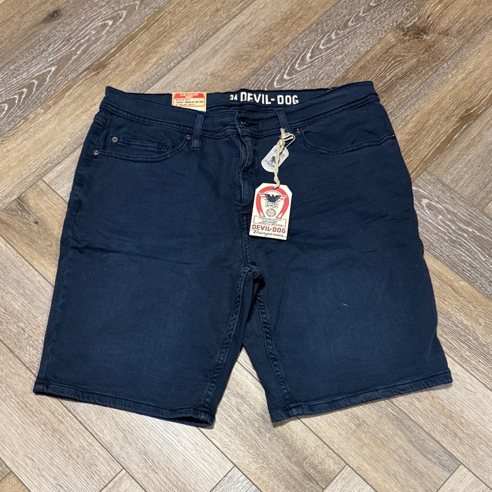 Men's Dark Denim Jorts